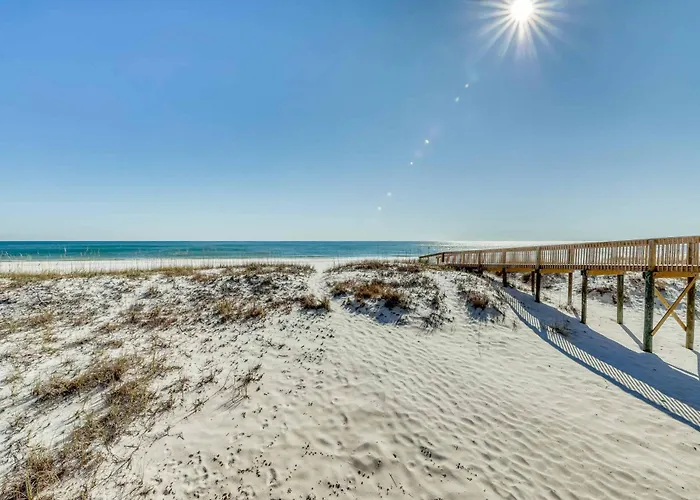 Centrally-located Gulf Front Paradise Wfurnished Sun Deck & Gorgeous Water View Gulf Shores
